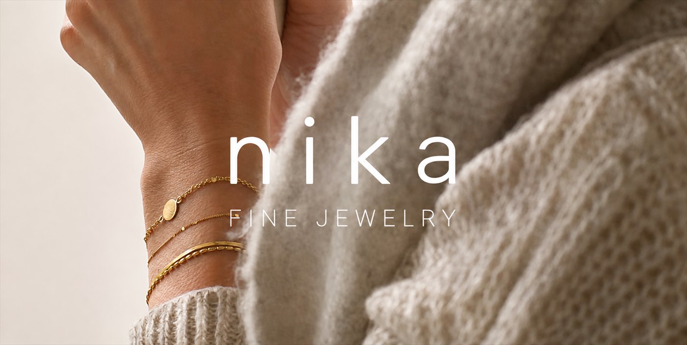 Nika Fine Jewelry — identita v prezentácii zlatých šperkov